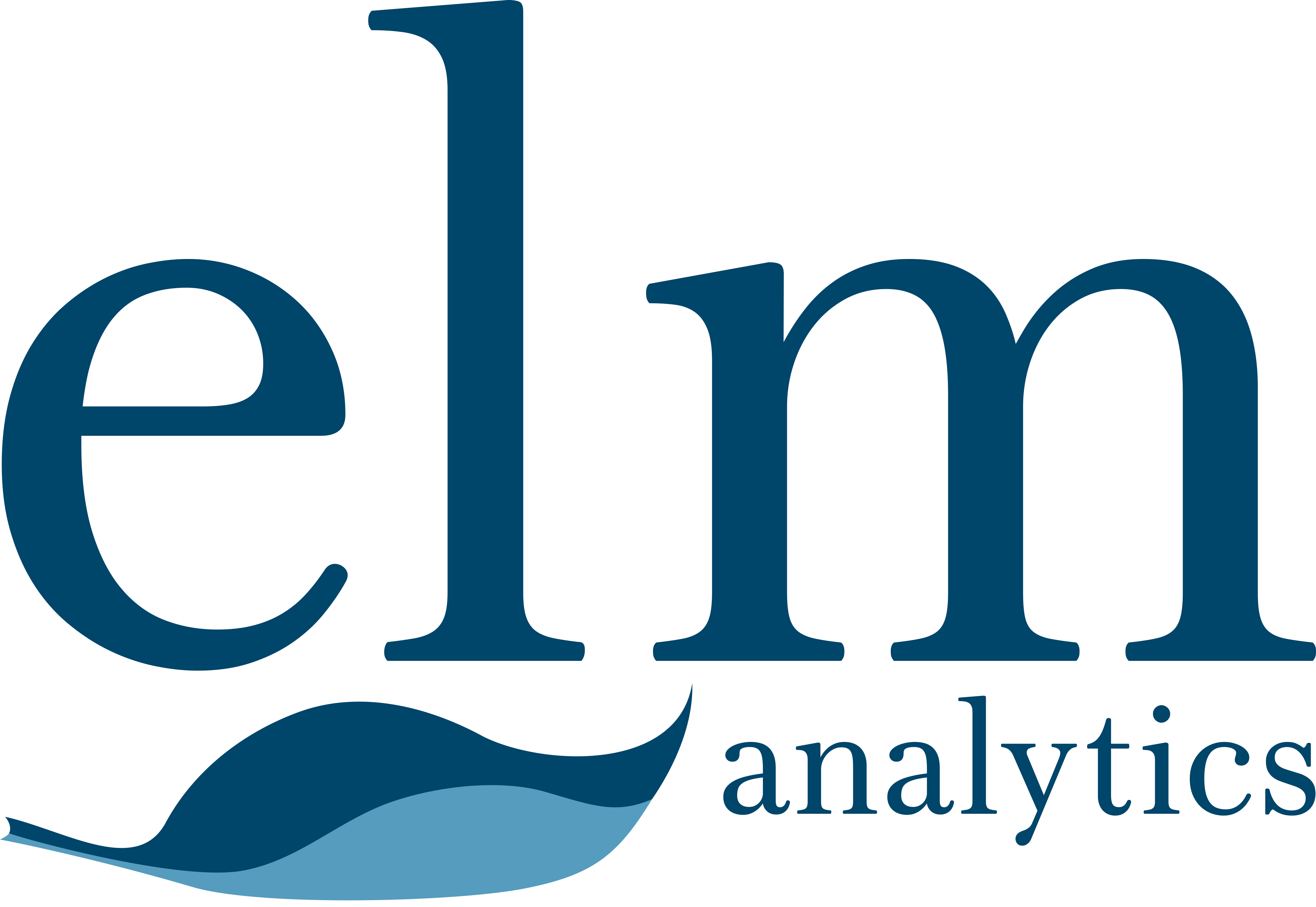 Elm Analytics logo (color outlined)